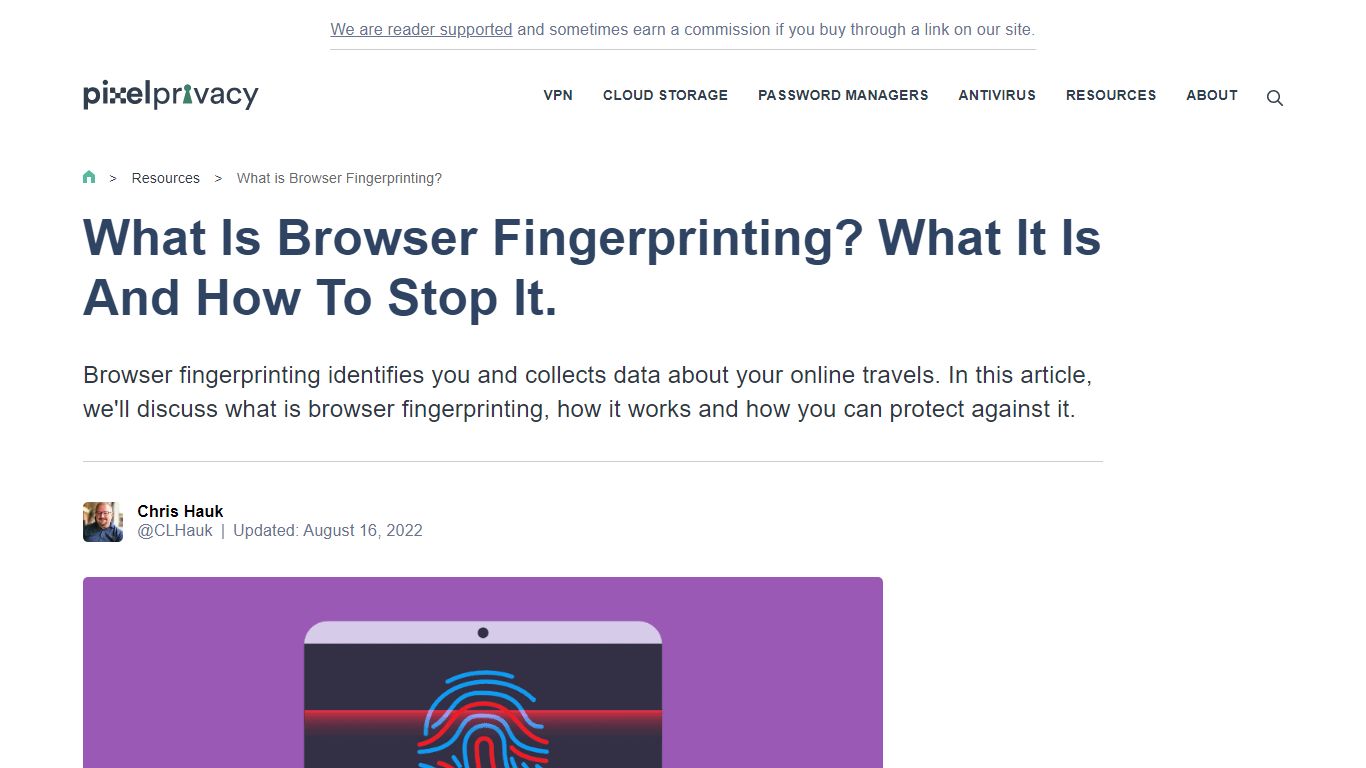 What is Browser Fingerprinting? What It Is And How To Stop It.
